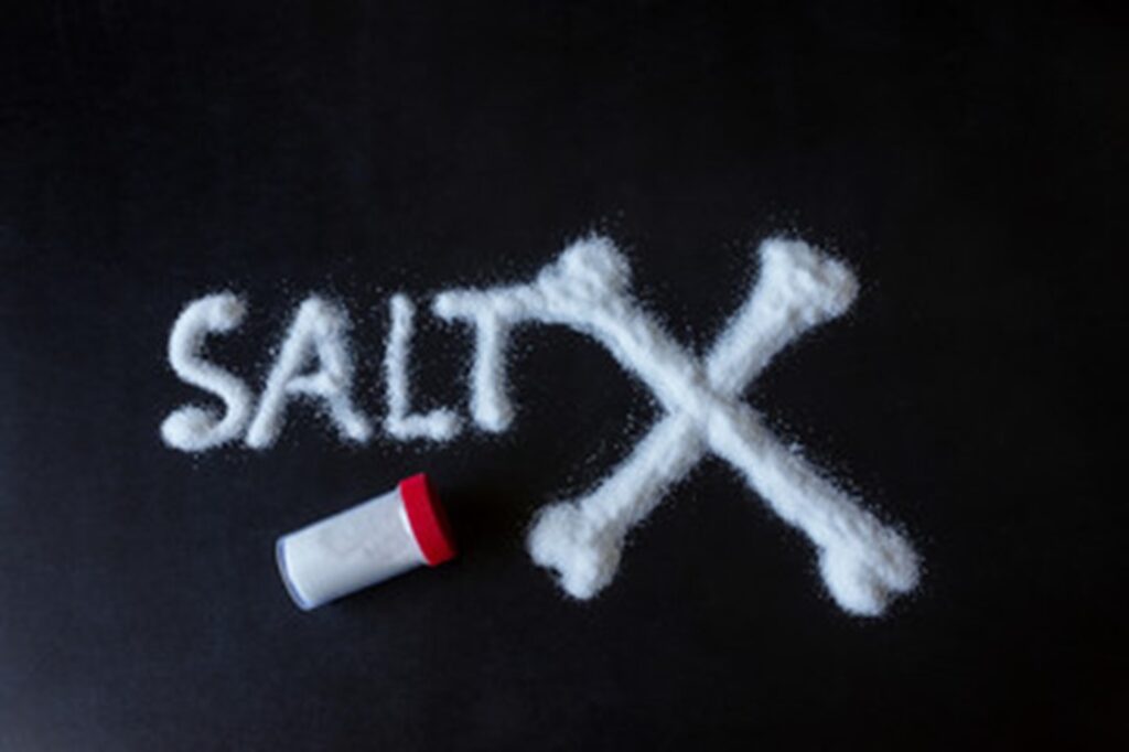 too much salt is unhealthy because