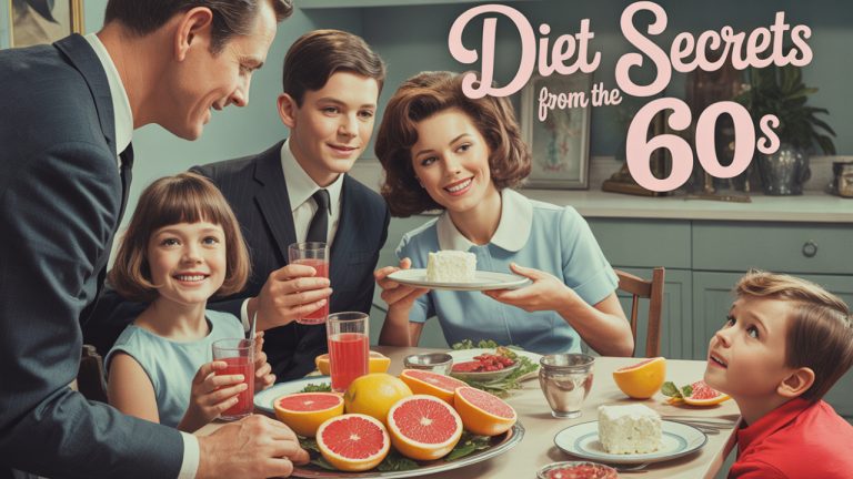 family from the 60s eating diner